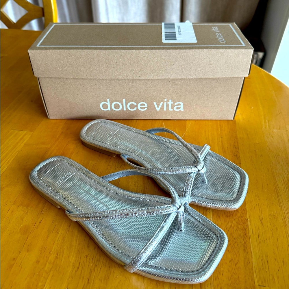 Dolce Vita Silver Sandals